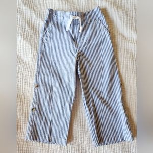 Janie and Jack Blue Striped Pants 2T